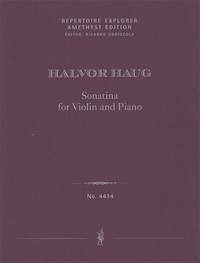 Haug, Halvor: Sonatina for Violin and Piano