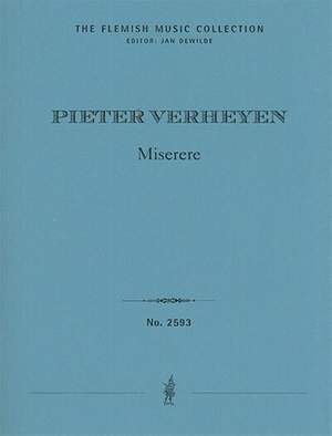 Verheyen, Pieter: Miserere for choir, strings and organ
