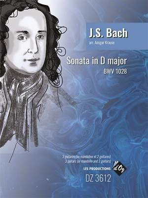 Johann Sebastian Bach: Sonata in D Major BWV 1028