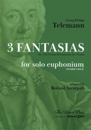 Georg Philipp Telemann: 3 Fantasias No. 7,8,9 from 12 Fatasias for Violin
