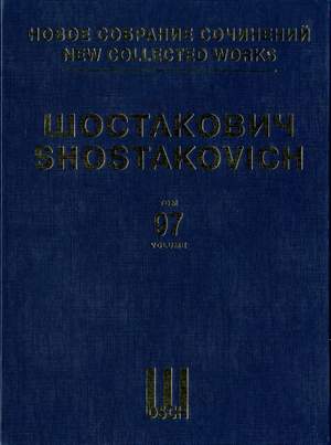 Shostakovich, D: Titel New Collected Works Vol. 097