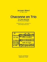 Morel, J: Chaconne en Trio