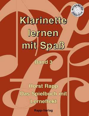 Horst Rapp: Klarinette Lernen Mit Spass 3