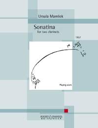 Mamlok, U: Sonatina for two clarinets