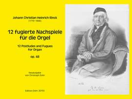 Rinck, J C H: 12 fugierte Nachspiele op. 48