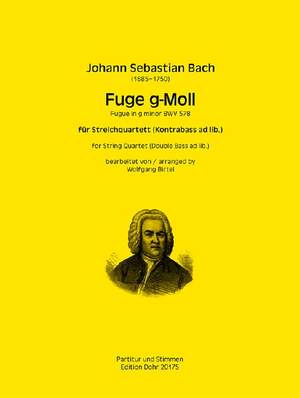 Bach, J S: Fuge g-Moll BWV578