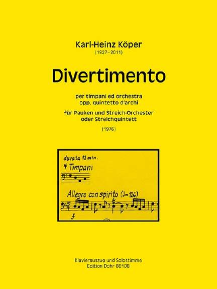 Koeper, K: Divertimento