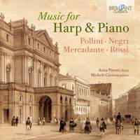 Music For Harp and Piano: Pollini, Negri, Mercadante, Rossi