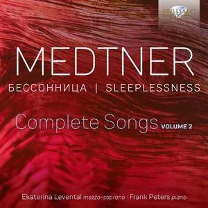 Medtner: Sleeplessness, Complete Songs, Vol.2 Product Image