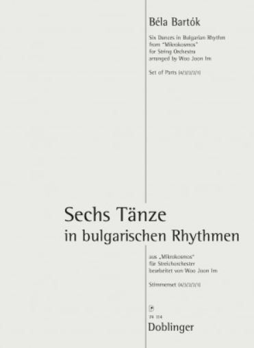 Bartók, B: Six Dances in Bulgarian Rhythms from “Mikrokosmos”