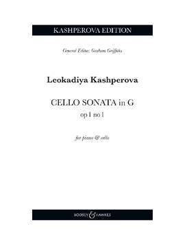 Kashperova, L: Cello Sonata in G G major op. 1, Nr. 1
