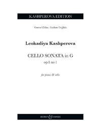Kashperova, L: Cello Sonata No. 1 in G op. 1, Nr. 1
