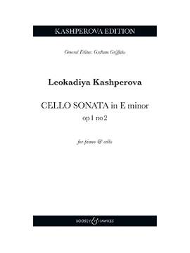 Kashperova, L: Cello Sonata in E minor E minor op. 1, Nr. 2