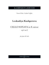 Kashperova, L: Cello Sonata No. 2 in E minor op. 1, Nr. 2