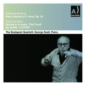 Brahms: Piano Quintet in F Minor, Op. 34 – Schubert: Piano Quintet in A Major, Op. 114, D. 667 (Live)