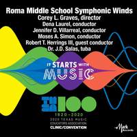 2020 Texas Music Educators Association (TMEA): Roma Middle School Symphonic Winds [Live]