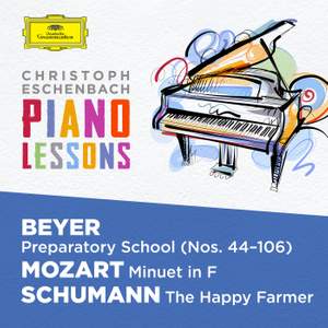 Piano Lessons - Beyer: Preparatory School, Op. 101; Mozart: Minuet in F, K. 2; Schumann: Album für die Jugend, Op. 68