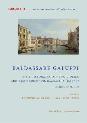 Galuppi, B: Six Trio Sonatas Volume 1 Vol. 1