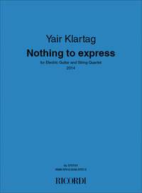 Yair Klartag: Nothing to express