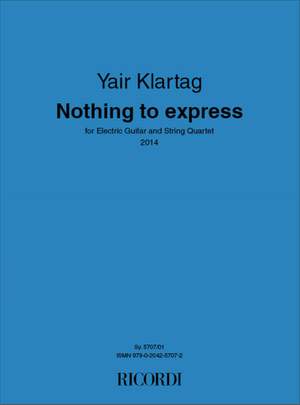 Yair Klartag: Nothing to express