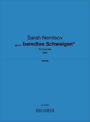 Sarah Nemtsov: ...Beredtes Schweigen