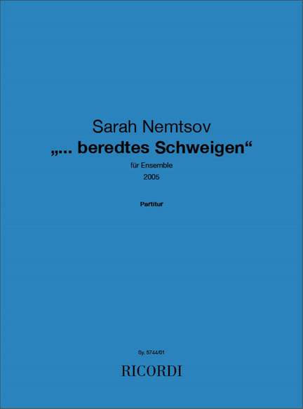 Sarah Nemtsov: ...Beredtes Schweigen