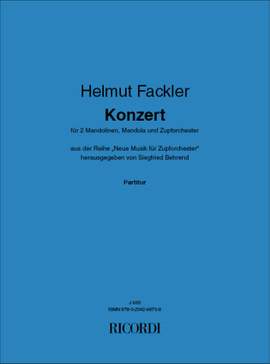 Helmut Fackler: Konzert