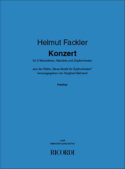 Helmut Fackler: Konzert