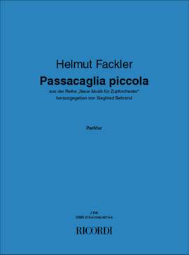 Helmut Fackler: Passacaglia piccola