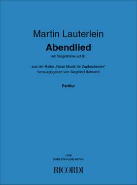 Martin Lauterlein: Abendlied