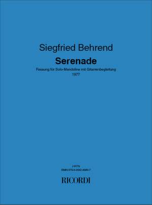 Siegfried Behrend: Serenade