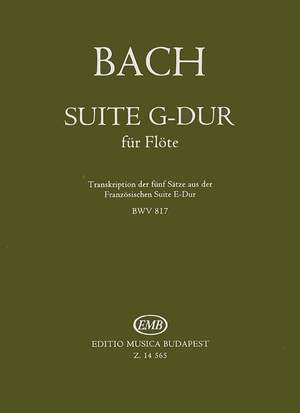Bach, Johann Sebastian: Suite G-Dur fur Flote