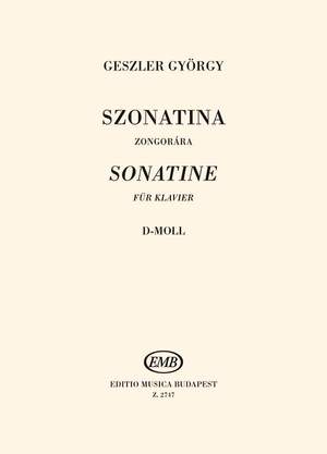 Geszler, Gyorgy: Sonatina in d minor