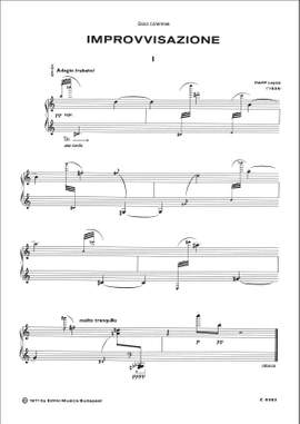Papp, Lajos: Improvvisazione