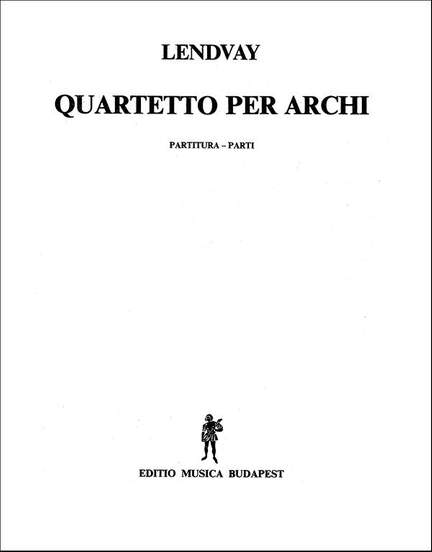 Lendvay, Kamillo: String Quartet