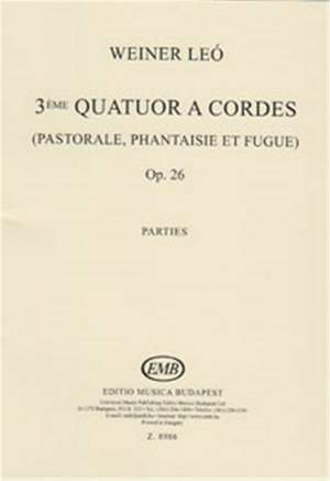 Weiner, Leo: String Quartet No. 3