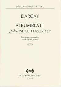 Dargay, Marcell: Albumblatt - Varosligeti fasor 33