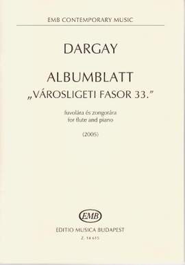 Dargay, Marcell: Albumblatt - Varosligeti fasor 33