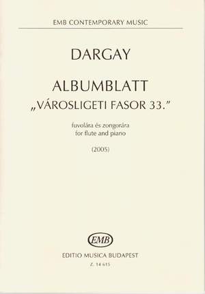 Dargay, Marcell: Albumblatt - Varosligeti fasor 33