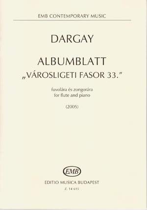 Dargay, Marcell: Albumblatt - Varosligeti fasor 33
