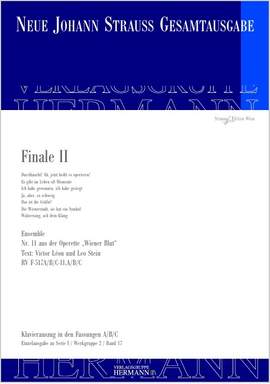 Strauß (Son), J: Wiener Blut - Finale II (Nr. 11) RV F-517A/B/C-11.A/B/C