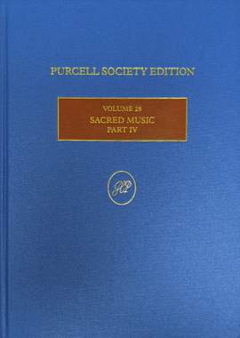 Purcell, Henry: Sacred Music, Part IV: Continuo Anthems I