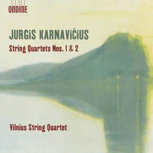 Jurgis Karnavičius: String Quartets Nos. 1 & 2 Product Image