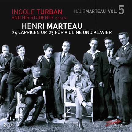 Marteau: Caprices (24) for Violin & Piano, Op. 25