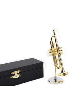 Trumpet Model With Stand & Gift Case Gold Plated