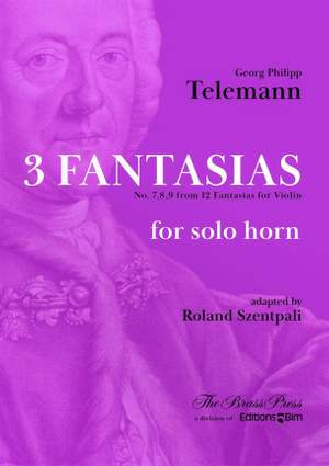 Georg Philip Telemann: 3 Fantasias No. 7, 8, 9, 12