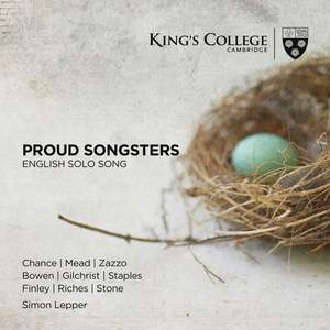 Proud Songsters: English Solo Song Product Image