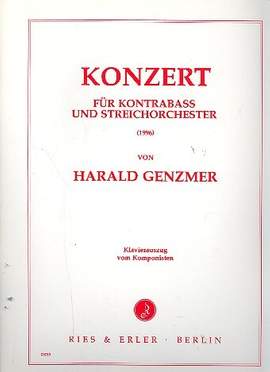 Harald Genzmer: Konzert für Kontrabass und Streichorchester
