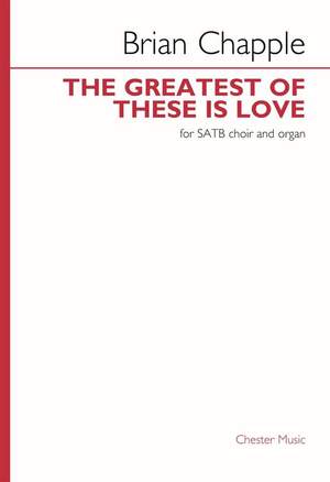 Brian Chapple: The Greatest of These is Love