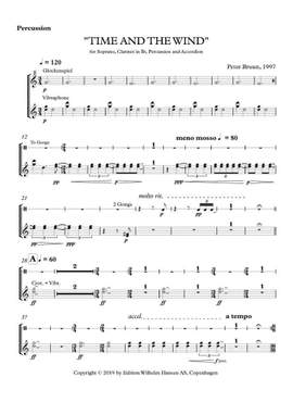 Peter Bruun: Time And The Wind (Parts)